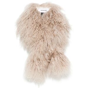 Yves Salomon Women Scarf Long Hair Lamb